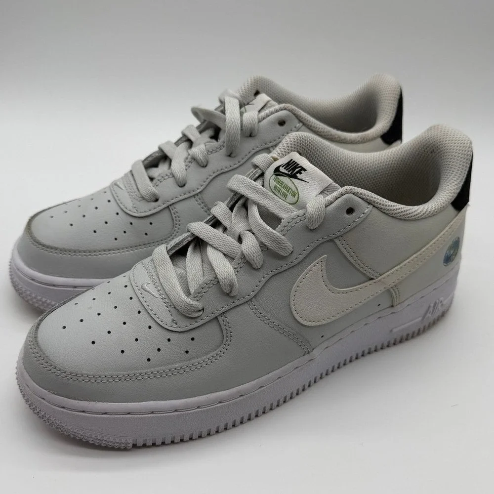 Nike Air Force Low LV8 GS Have A Nike Day Grey‎ Black Kid's Size 6.5Y 0068